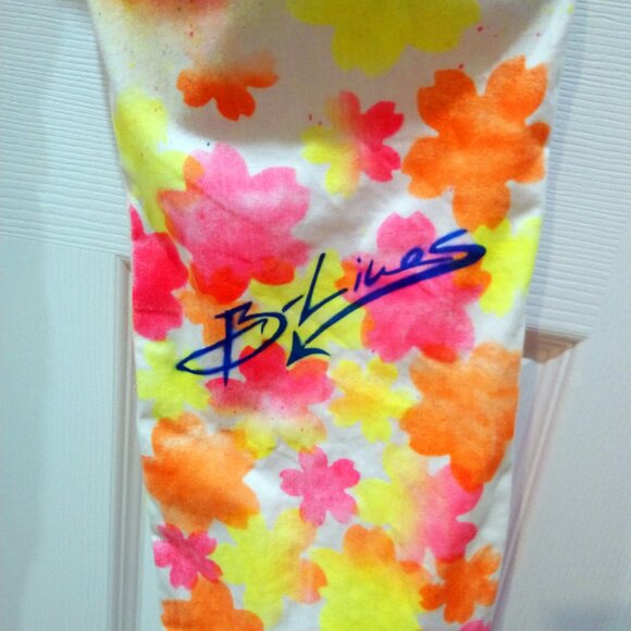 Custom paint job cherry blossom Tommy Hilfiger X B-Lines woman jeans - Picture 9 of 13